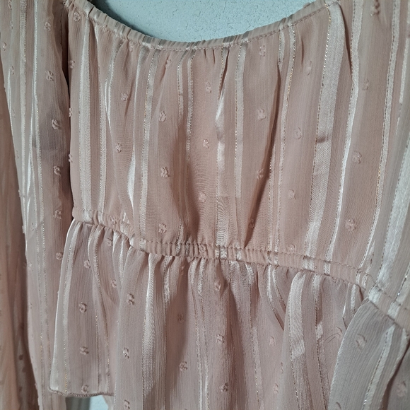 Kirious Champagne metallic blouse - Picture 7 of 8